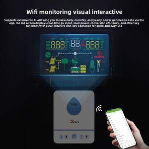 <span class=keywords><strong>Inversor</strong></span> Solar híbrido de onda sinusoidal pura de 4200W doble MPPT IP54 monofásico 24V <span class=keywords><strong>Inversor</strong></span> Solar 6.2KW 12KW para <span class=keywords><strong>inversor</strong></span> de coche Ups doméstico - Product Image 5