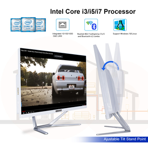 Ordinateur de bureau tout-en-un puissant de 23,8 pouces pour le gaming, avec processeur I5 9400F ou I7 9700F, carte graphique GTX 1050ti, idéal pour les étudiants et les entreprises, écran 23,8 pouces, 10e génération - Product Image 2