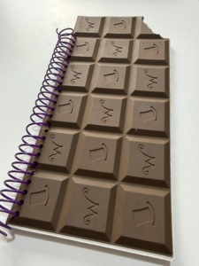 Sáng Tạo Thanh Sô Cô La Hình Xoắn Ốc Máy Tính Xách Tay 3D PU Bìa A5 Dễ Thương Kẹo Phong Cách Tạp Chí Cho Các Trường Học Văn Phòng Và Quà Tặng Sử Dụng - Product Image 2