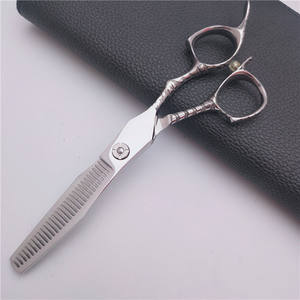 กรรไกรตัดผมแบบปรับแต่งได้ ขนาด 6 นิ้ว ผลิตจากเหล็กกล้าไร้สนิม 9Cr กรรไกรซอยผม กรรไกรตัดผมแบบแบน สำหรับคนถนัดขวา ระดับมืออาชีพ - Product Image 5