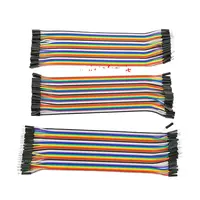 Dupont — nappes de câbles de raccordement 30CM multicolores, mâle-mâle, femelle-femelle, fils électriques en cuivre