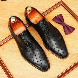 Business Commute Chelsea Boots, <b>Full</b>-Grain Leather <b>Slip</b>-On Boots, High-Top Genuine Leather British-Style Ankle Boots - Product Image 1
