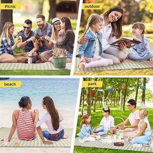 Manta de Picnic Impermeable, Ecológica y Reciclada, Portátil para Exteriores - Product Image 6