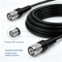 Câble GPS TNC de 5 mètres avec connecteur mâle, câble coaxial pour la navigation de précision, les applications de communication des passerelles IoT et des routeurs