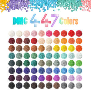 Colori DMC trapani diamantato fornitore 1kg perline rotonde pietre 2.8mm diamanti rotondi di ricambio perline per pittura diamantata - Product Image 1