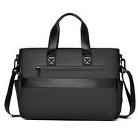 Sac pour ordinateur portable professionnel 15,6 pouces, sacoche d'ordinateur imperméable, sac à bandoulière pour le travail, sac messager de voyage pour hommes et femmes