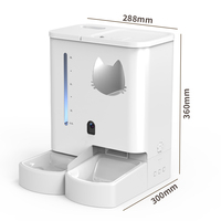 Distributeur intelligent de nourriture pour chats avec caméra HD intégrée, audio bidirectionnel, application Wi-Fi et surveillance visuelle en temps réel – Meilleures ventes d'accessoires pour animaux de compagnie