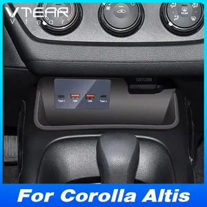 Estación de Carga Rápida Vtear para Auto, Hub USB Tipo-C, Accesorios de Decoración Interior para Toyota Corolla <span class=keywords><strong>Altis</strong></span> 2019-2024 - Product Image 2
