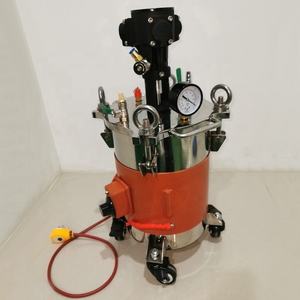 10Lステンレス鋼304空気圧攪拌混合塗料加熱圧力タンクバレル - Product Image 2