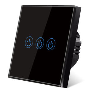 Interruptor Táctil 86x86x35mm 100-240Vac 50/60Hz con Control de un Solo Cable, Caja de Instalación Redonda - Product Image 4