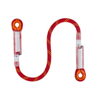 Cordon de sécurité extérieur anti-chute pour escalade, boucle Prusik pré-cousue œil-à-œil, en nylon statique personnalisable de 10,5 mm
