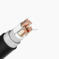 Câble d'alimentation en cuivre Lisheng ZC-YJV de haute qualité, câble électrique basse tension blindé en acier, isolation XLPE, gaine en PE