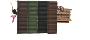 <span class=keywords><strong>Tuiles</strong></span> de toiture de haute qualité 50 ans de garantie <span class=keywords><strong>Tuiles</strong></span> de toit en métal enduit de pierre de couleur Usine Prix de gros Matériaux de toiture - Product Image 6
