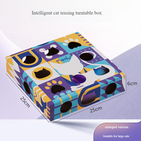 Boîte Magique Électrique Intelligente de Luxe Moderne pour Chat, en Plumes et Plastique, pour Soulager l'Ennui et Stimuler le Jeu - Vente en Gros