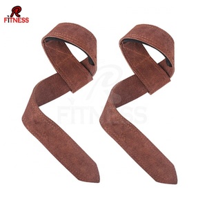 Sangles de musculation en cuir de qualité supérieure avec logo personnalisé, sponsor principal de RC Fitness Wear, pour entraînement intensif en salle de sport. - Product Image 5