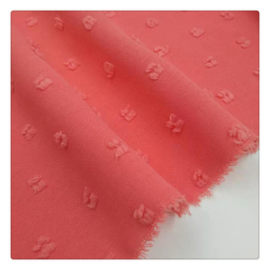 180D 180gsm nouvelle mode Jacquard CEY 100% polyester CEY Jacquard fleur Dot tissu Airflow fleurs coupées tissu pour vêtements - Product Image 4