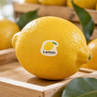 Op maat gemaakte fruitverpakkingslabels rol waterdicht sterke kleefkracht kiss-cut vinyl rond zelfklevend voor appelproducten stickers