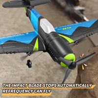 Avion RC en mousse 4DRC G8 avec stabilisateur gyroscopique 6 axes, planeur RTF, télécommande 2 canaux 2,4 GHz, décollage manuel, chasseur, hélicoptère