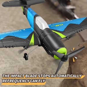 Avion RC en mousse 4DRC G8 avec stabilisateur gyroscopique 6 axes, planeur RTF, télécommande 2 canaux 2,4 GHz, <span class=keywords><strong>décollage</strong></span> manuel, chasseur, <span class=keywords><strong>hélicoptère</strong></span> - Product Image 5