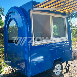 Remorques alimentaires électriques personnalisées ZOWN avec carrosseries cintrées, taille et équipement personnalisables pour la vente ambulante en extérieur - Product Image 4