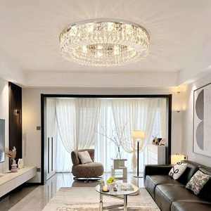 Offre Spéciale décor à la maison intérieur plafonnier rond montage rond k9 cristal luxe plafonnier luminaires - Product Image 5
