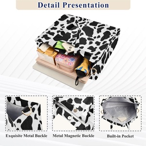 Bolso de Diseñador 2023, Bolso de Mujer de Marca Famosa, Bolso de Lujo Francés con Estampado de Vaca Personalizado para Damas - Product Image 4