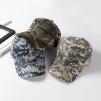 Casquette de baseball camouflage personnalisée avec logo OEM, motif camouflage, confortable, respirante, élégante, unisexe, pour les sports de plein air, vente en gros