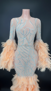 Nocance Y2682<span class=keywords><strong>ชุด</strong></span>เดรสออกงานค็อกเทลสำหรับงานพรอมงานประดับเพชรแวววาว2023 - Product Image 2