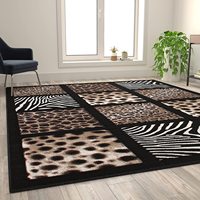 Vente en gros d'usine, tapis et carpettes de nouvelle conception 2023, salon, grande taille, imprimé léopard, tapis nordiques personnalisés avec logo