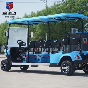 Carrito de Golf Eléctrico Sheng Dafei de 6 Plazas, Batería de 48v/72v, Alcance de 80-100 km, para Visitas Turísticas en Zonas Panorámicas - Product Image 2