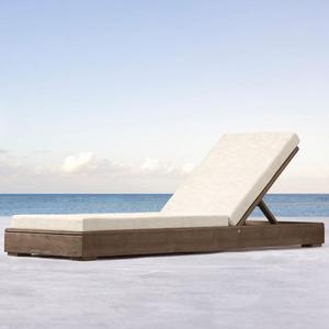 Chaise longue de luxe en teck massif moderne pour jardin, piscine, plage, hôtel 5 étoiles, villa, pont, yacht, <span class=keywords><strong>transat</strong></span> - Product Image 4