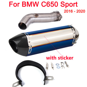 Sistema de Escape Completo para Motocicleta <span class=keywords><strong>BMW</strong></span> <span class=keywords><strong>C650</strong></span> Sport, C650GT, C600, Años 2016, <span class=keywords><strong>2017</strong></span>, 2018, 2019, 2020 - Product Image 4
