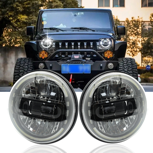 Faro de Halo redondo LED negro 5700K luz led para coche Ojos de Ángel 9 pulgadas faro LED <span class=keywords><strong>King</strong></span> <span class=keywords><strong>Kong</strong></span> - Product Image 3