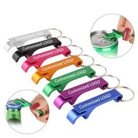 Décapsuleur personnalisé avec logo laser, décapsuleur en métal coloré, porte-clés multifonctionnel, décapsuleur portable en alliage d'aluminium, sublimation, bière