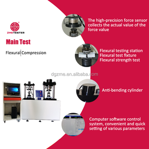 Khối bê tông khối thủy lực tự động 300kn 30t xi măng uốn uốn và thiết bị kiểm tra nén - Product Image 3