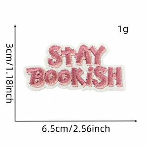 Parches Bordados Termoadhesivos con Temática de Libros para Amantes de la Lectura - Product Image 6