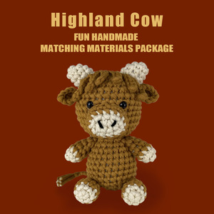 Patrón de Ganchillo de Vaca de las Tierras Altas SY2025 al por Mayor, Patrón de Ganchillo de Vaca, Ganchillo de Vaca DIY, Cómo Hacer una Vaca de Ganchillo, Vaca de las Tierras Altas <span class=keywords><strong>Amigurumi</strong></span> - Product Image 2