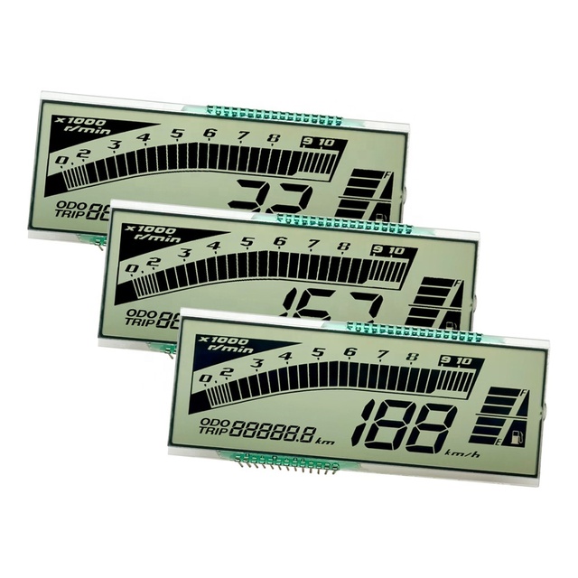 Cheap Price Custom 7 Segment Monochrome HTN LCD Display Modules SCCdisplay 3" Screen 500 Brightness -30-+80C