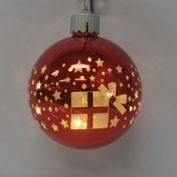 Vente en gros de boules de Noël faites à la main fournitures de fête promotionnelles cadeaux boules de verre de Noël ornements pour les célébrations festives