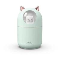 Ménage en gros Mini mignon négatif Lon humidificateur Table 300ml USB humidificateur avec lumière douce du coucher du soleil