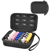 Étui de rangement portable en EVA rigide pour clés USB, cartes mémoire SD TF multi-emplacements, antichoc, sac organisateur d'accessoires électroniques