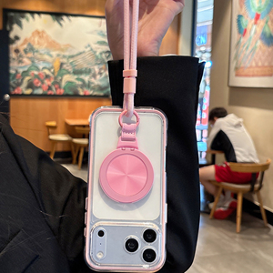 Coque de téléphone transparente antichoc avec protection à 360° °   Support de Bague et Dragonne pour iPhone 17 Pro Max/16/15/14/13/12/11 - Product Image 6