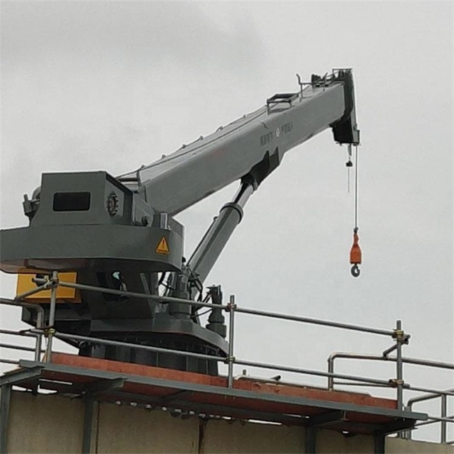 Marine Ship Deck Hydraulic Jib Crane