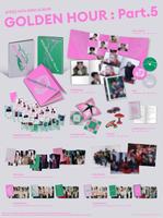 ATEEZ Golden Hour Part.5 14ème mini-album version a Journal Ver. Z Ver. Musique pop coréenne en papier et plastique pour tous les âges