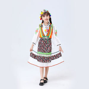 Venta al por mayor personalizado Ucrania vestido <span class=keywords><strong>trajes</strong></span> de rendimiento niños étnicos <span class=keywords><strong>trajes</strong></span> de rendimiento - Product Image 3