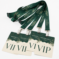 Ensemble de lanyards personnalisés OEM ODM, lanyards en polyester sublimé avec porte-carte d'identité en PVC personnalisé pour souvenirs d'événements