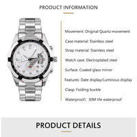 Fournisseur de Montres-bracelets Hommes, Montre Élégante à Quartz Analogique, Montres en Acier Inoxydable, Relojes Hombre Chine 2023, Logo OEM Montre Homme