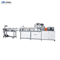 Machine d'extrusion à double vis XINDA pour granulés de plastique en PVC automatique avec barillet à clapet