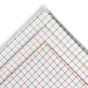 100% algodón tejido Seersucker tela crepé hilo teñido a cuadros y rayas telas para vestido mameluco niñas niños y camisas