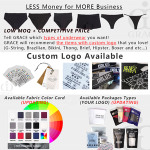 S-3XL стринги с логотипом на заказ - Product Image 2